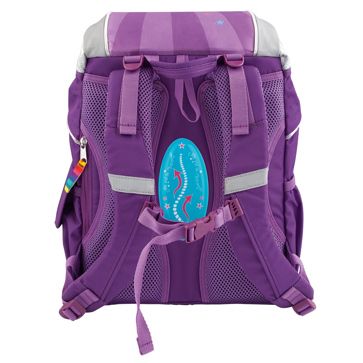 Ylvi & die Minimoonis Durchläufer Schulranzen, 39 cm, lila