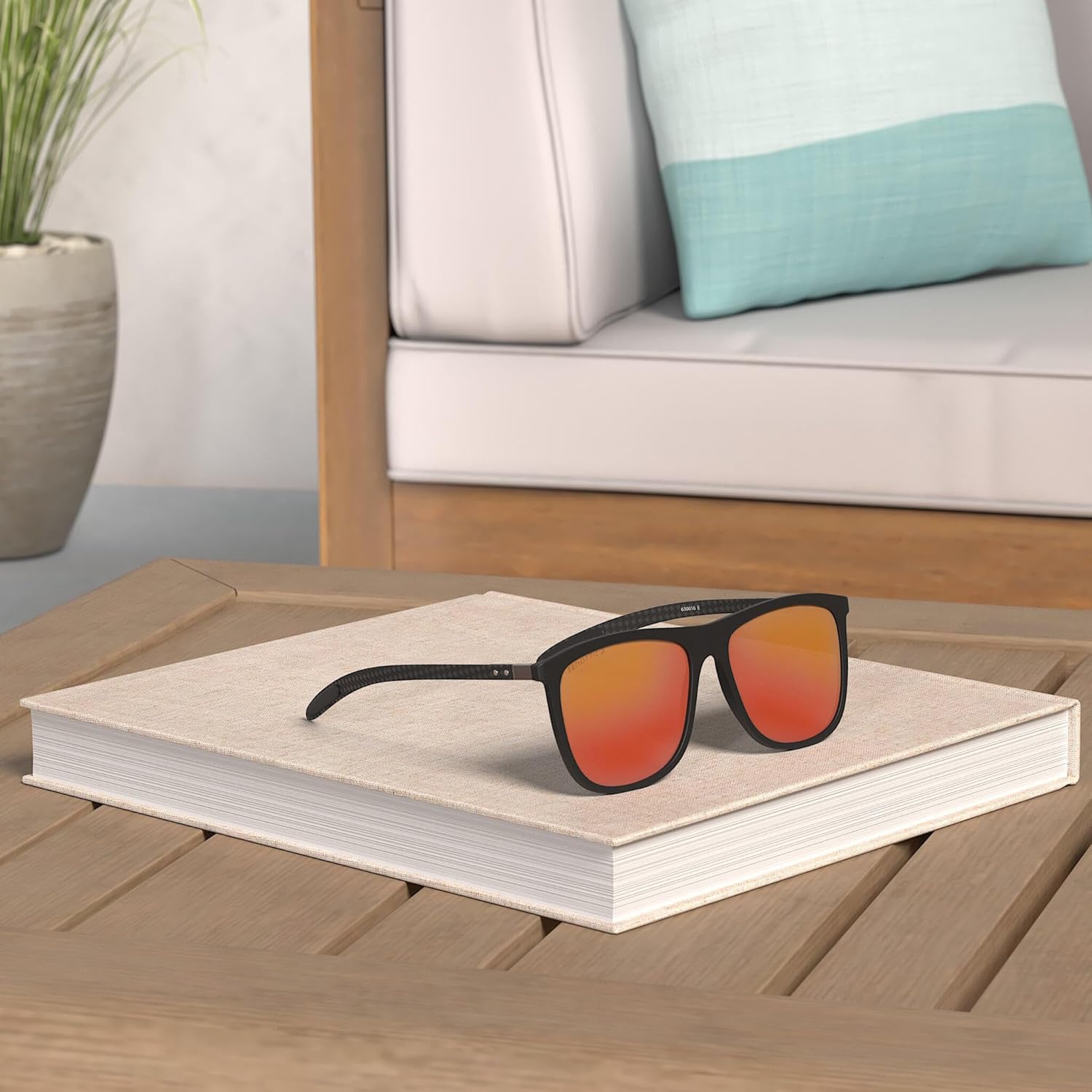 ZENOTTIC Square Polarized Sunglasses for Men Ultralight Carbon Fiber Sun Glasses Driving Fishing Golf Sports UV400 Protection - Image 2