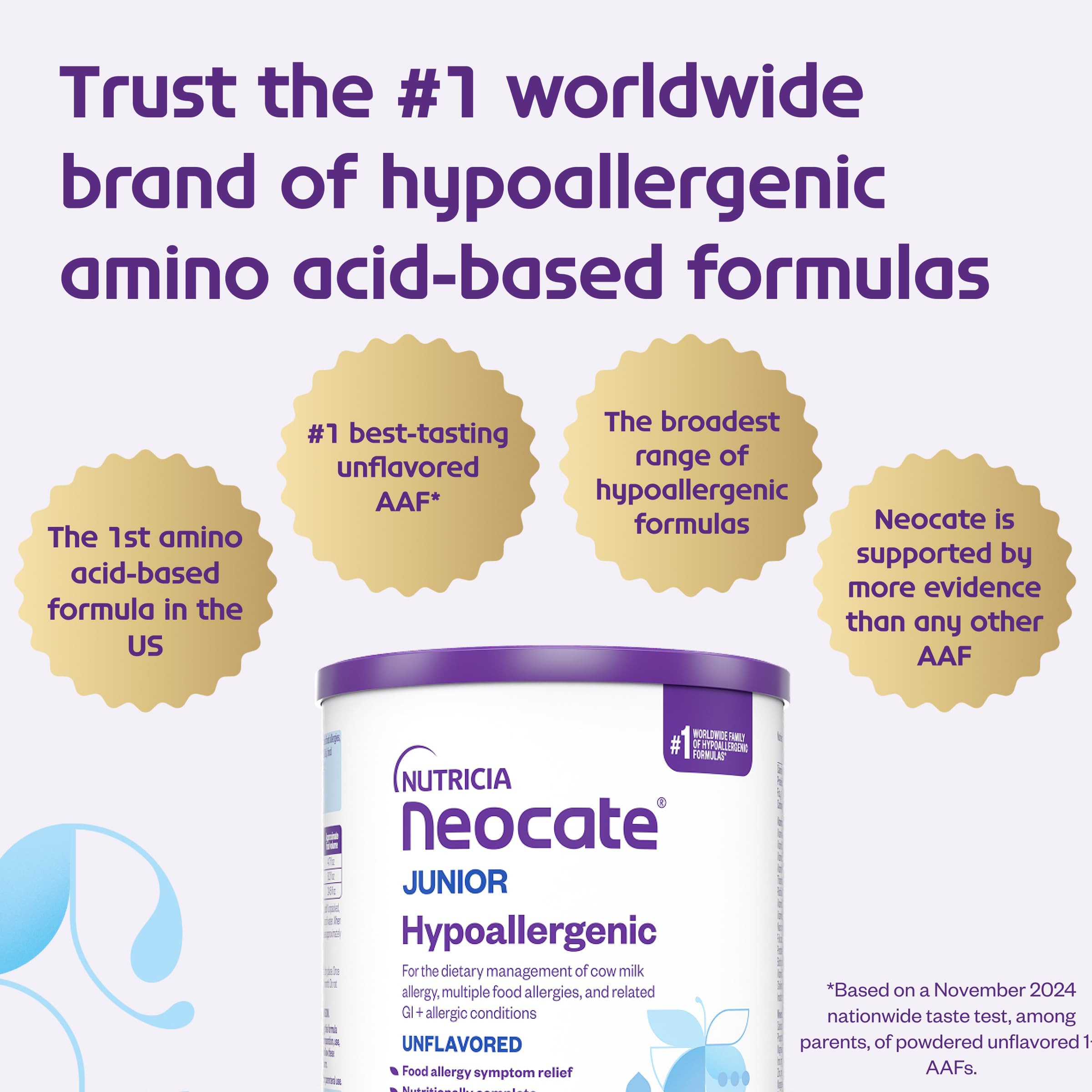 Neocate Junior, Unflavored,?14.1 oz / 400 g (1 can) by Nutricia North America, Inc.