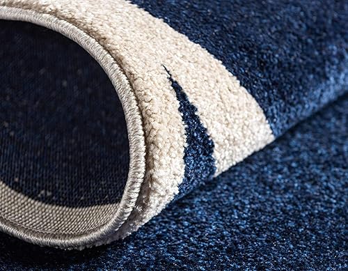 Miniatura 6 de Unique Loom Trellis Collection - Alfombra moderna inspirada en estilo marroquí con diseño de celosía, rectangular, 5 pies 1 pulgada x 8 pies, color