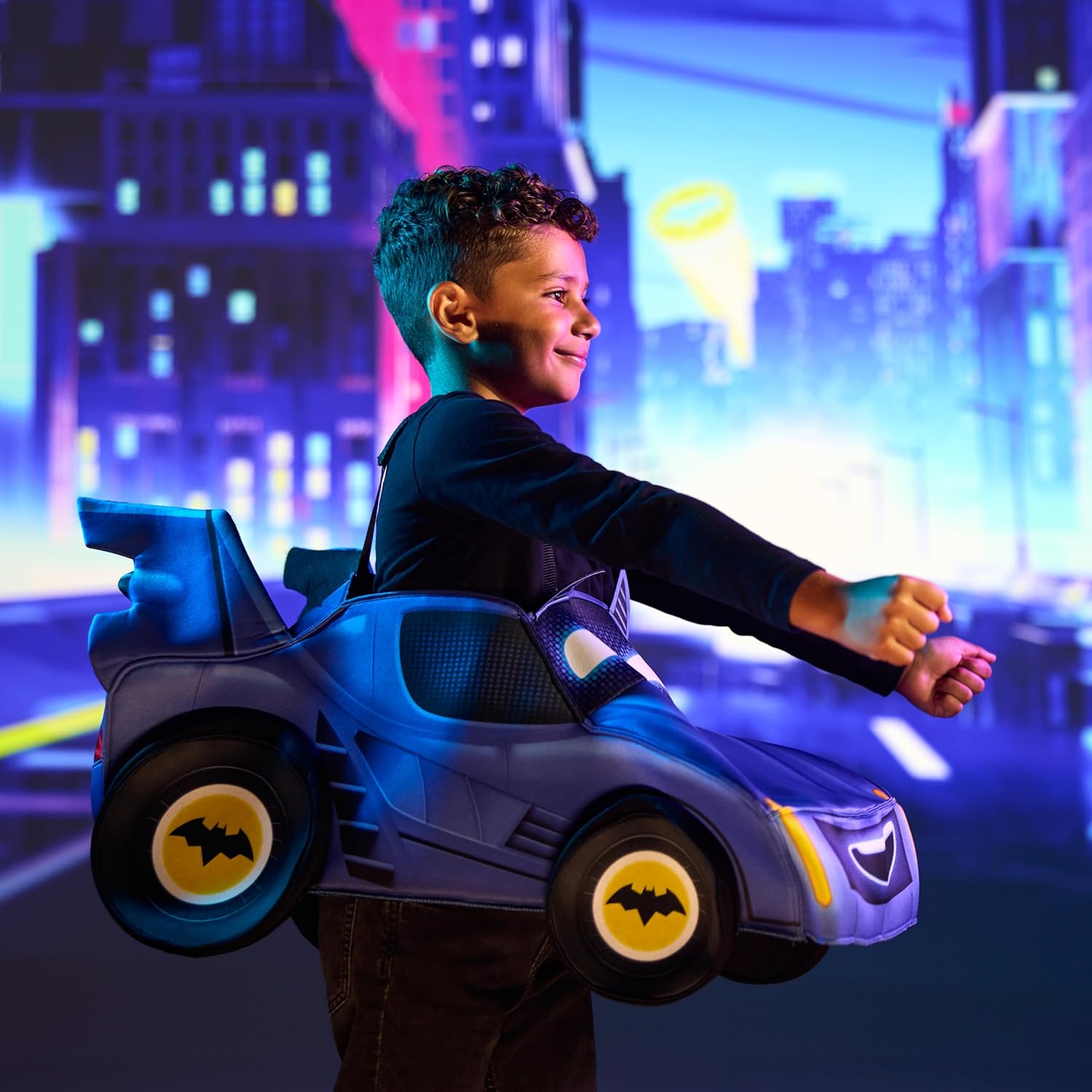 Disguise Bam 3D Vehicle Costume, Official Batwheels Toddler Dress Up Accessory, Up to Size 6 - Image 4
