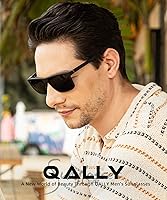 Vista 2 de Gafas de sol polarizadas para hombre, marco rectangular, gafas de sol polarizadas para hombre, gafas de sol deportivas con protección UV400