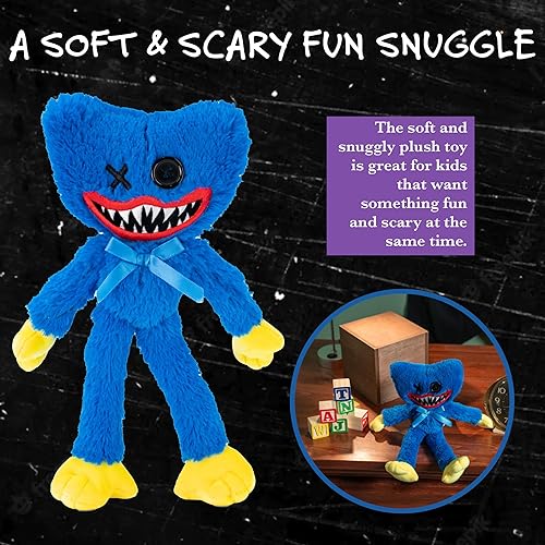Miniatura 3 de Poppy Playtime Huggy Wuggy con dientes de miedo de 8 pulgadas