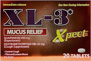 Sponsored Ad - XL-3 Xpect Mucus Relief, Thins and Loosens Mucus, Expectorant, 20 Tablets, Box