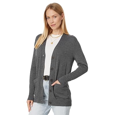 Madewell Frankie Merino Wool Boyfriend Cardigan Women