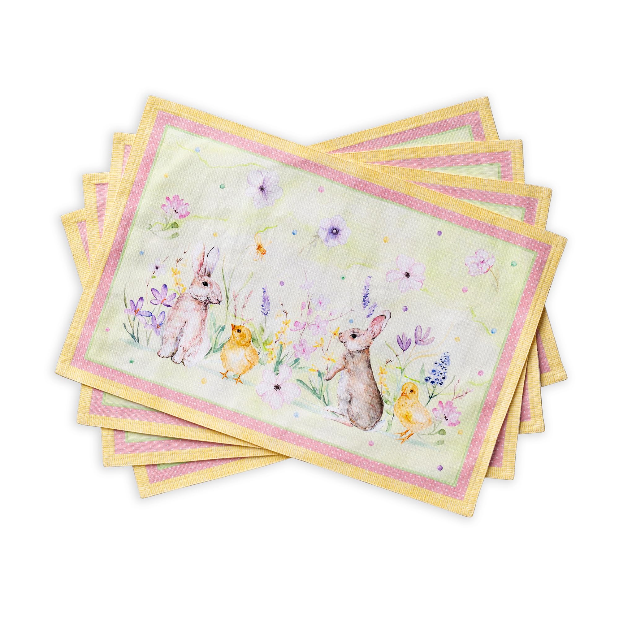 Maison d' Hermine Placemats Set of 4 Reusable 100% Cotton (33 CM x 48 CM) — image 1