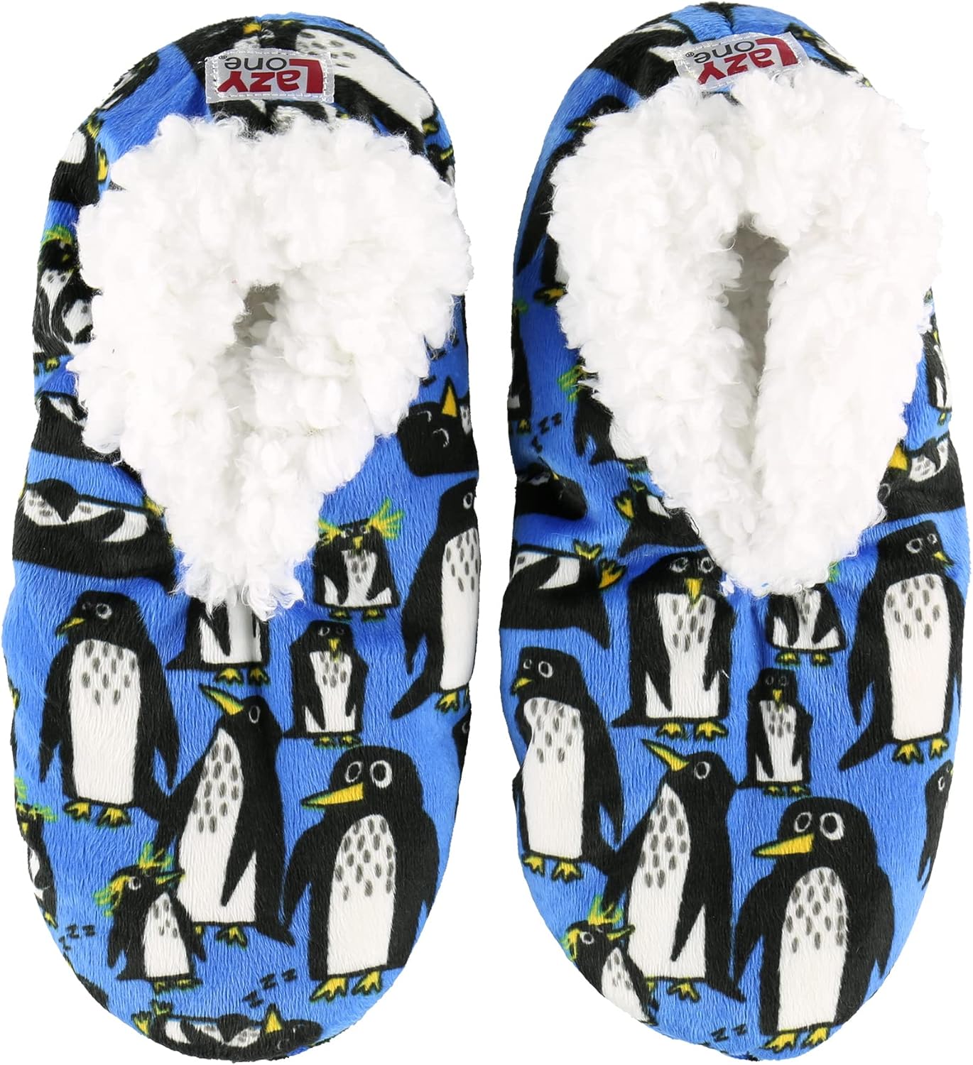 Lazy One Fuzzy Feet Slippers for Women, Cute Fleece-Lined House Slippers, Cute Slipper Socks