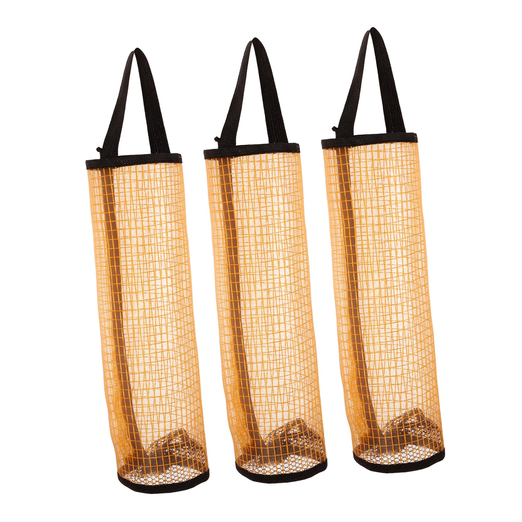 BESTonZON 3Pcs Tennis Bag Durable Mesh Storage Pouch for Tennis Golf Baseballs Convenient Drawstring Design Washable Quick Drying for Sports Supplies