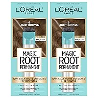 Vista 20 de L’Oréal Paris - Tinte permanente para el cabello Magic Root, kit de tinte de 10 minutos para rescatar las raíces con 100% de cobertura de canas, 2 2