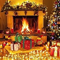 Vista 7 de VINGLI - Juego de 3 cajas de regalo iluminadas de Navidad, cajas de presente resistentes al clima, decoración para el hogar, 60 luces LED