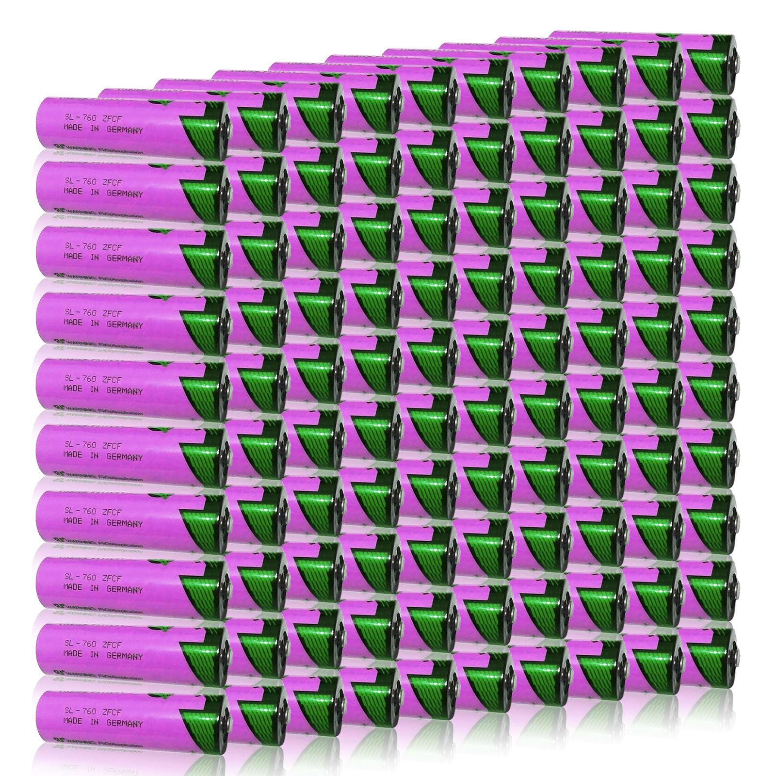 100 Pack - SL-760 3 6V AA Lithium Battery 2200mAh for Tadiran SL 760 s PLC Battery