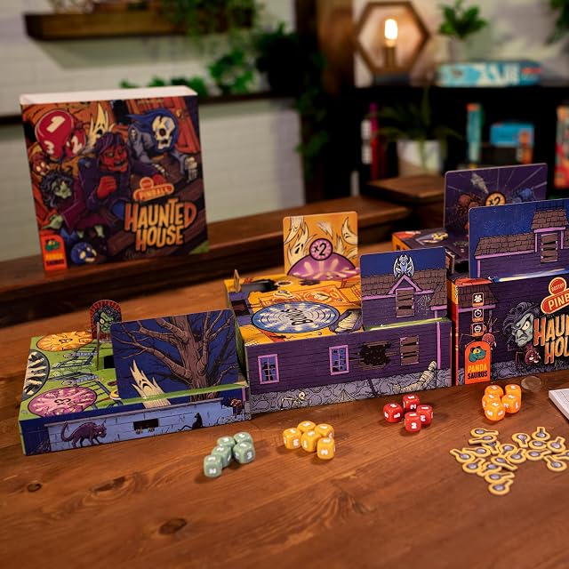 Foto 5 de 5 de Pandasaurus Games, Boxtop Pinball: Haunted House, Family Game in English for 1 to 4 Players Ages 8+