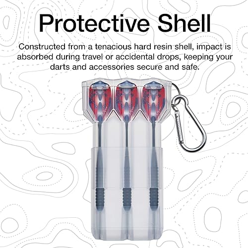 Vista 2 de Casemaster by GLD Products Nomad - Estuche ajustable para dardos Claro