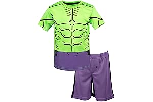Incredible Hulk Costume For Kids Age 4-6 Hulk Cosplay Clothing Superhero Sport...