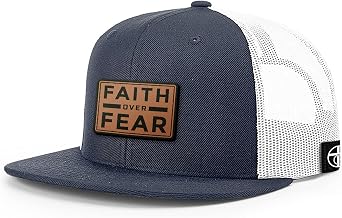 Our True God YHWH Christian Trucker Hat - Adjustable Cotton Snapback Hat - Breathable Mesh Side for Casual Wear