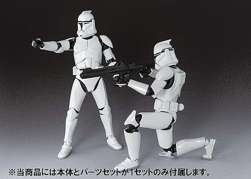 Miniatura 4 de Bandai S.H.Figuarts Star Wars Clone Trooper Phase1 - Figura de acción pintada de ABS y PVC de aproximadamente 5.906 in