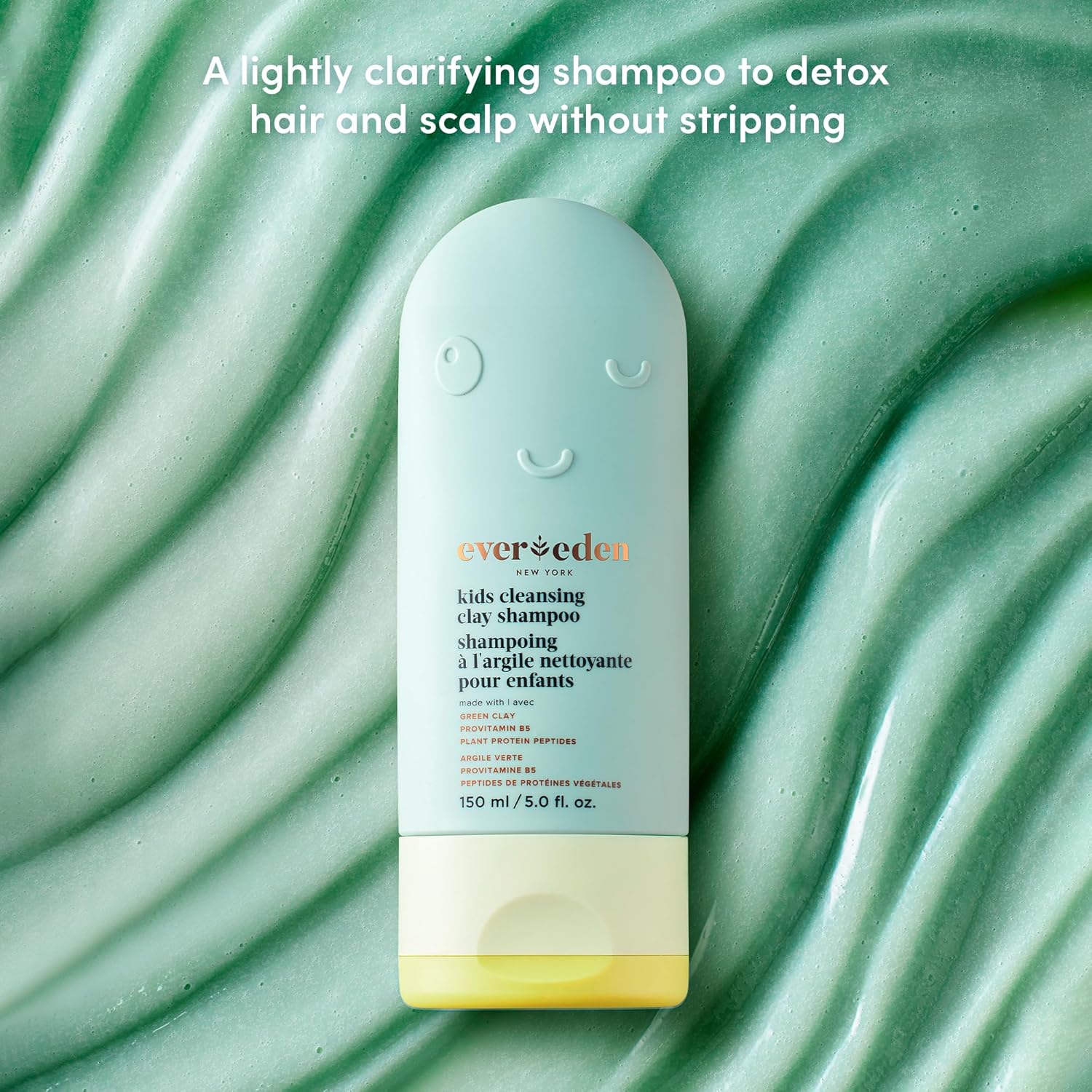Evereden After Swim & Sports Kids Shampoo: With Cleansing Clay and Kids Conditioner Detangler set | Made With Clean and Non-toxic Ingredients | Any Hair Type