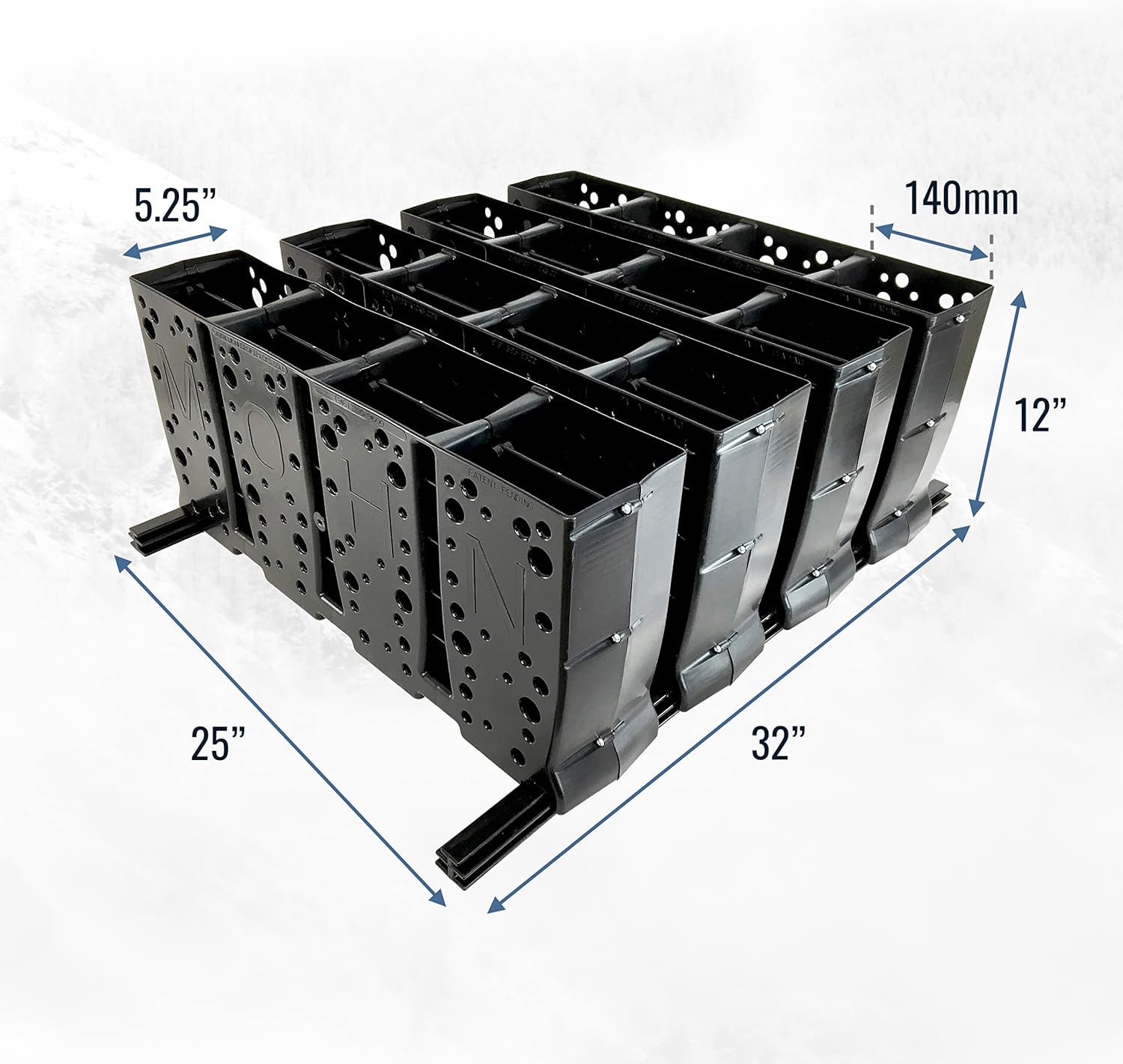 StoreYourBoard Ski Storage Rack, Freestanding 16 Ski Stand, Wide Skis : Everything Else