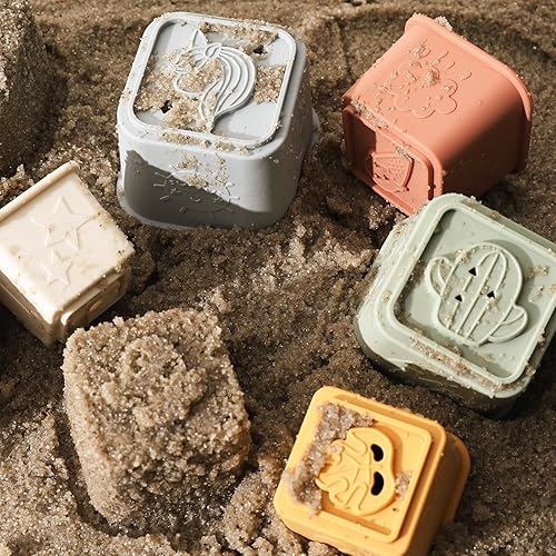 Miniatura 7 de Juguete de tazas apilables para bebés, torre de apilamiento de silicona, juguete de dentición suave de silicona, juguetes educativos para bebés,