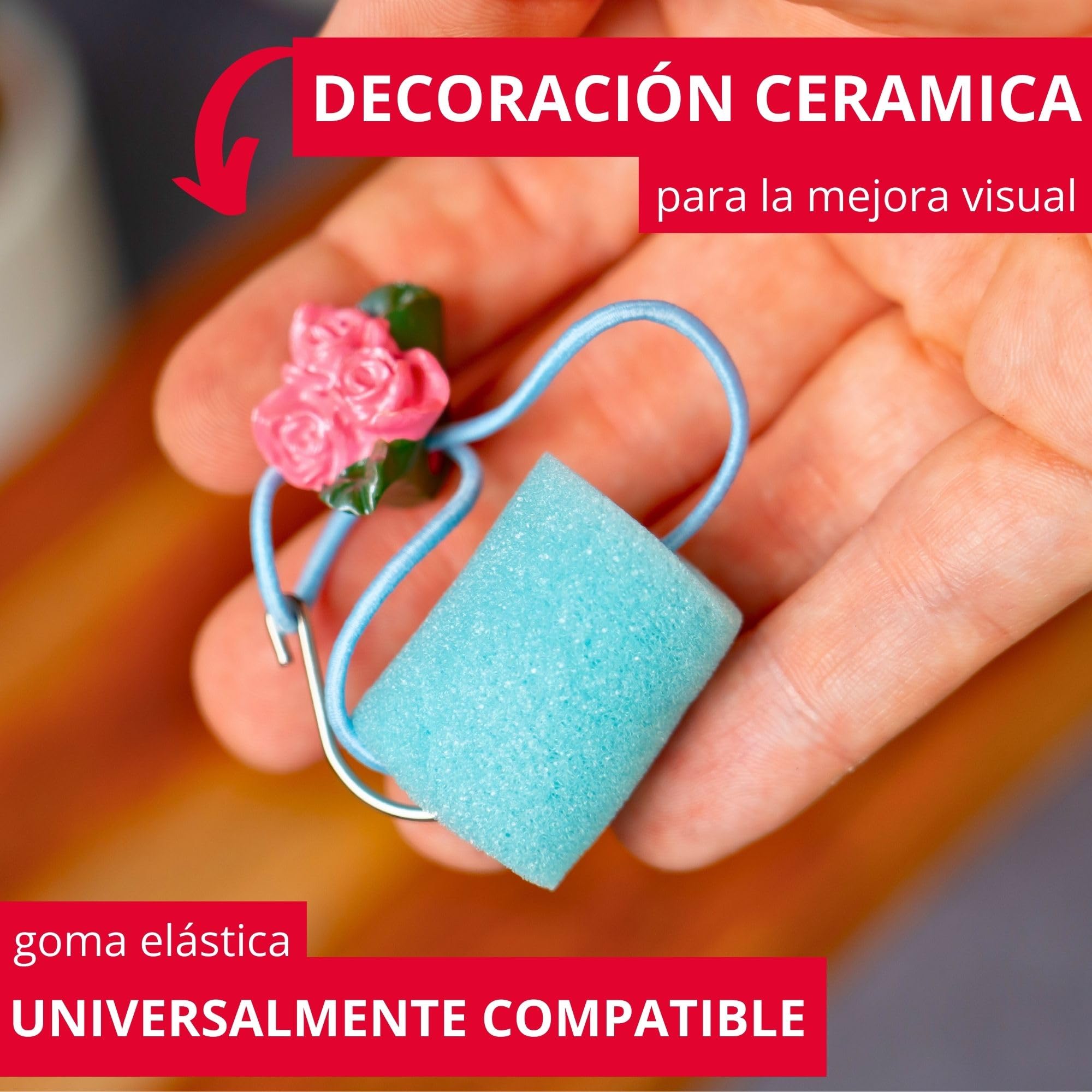 Westmark Colector de gotas, 3 unidades, Adecuado para teteras, Butterfly, Espuma/cerámica/metal, 152722E3