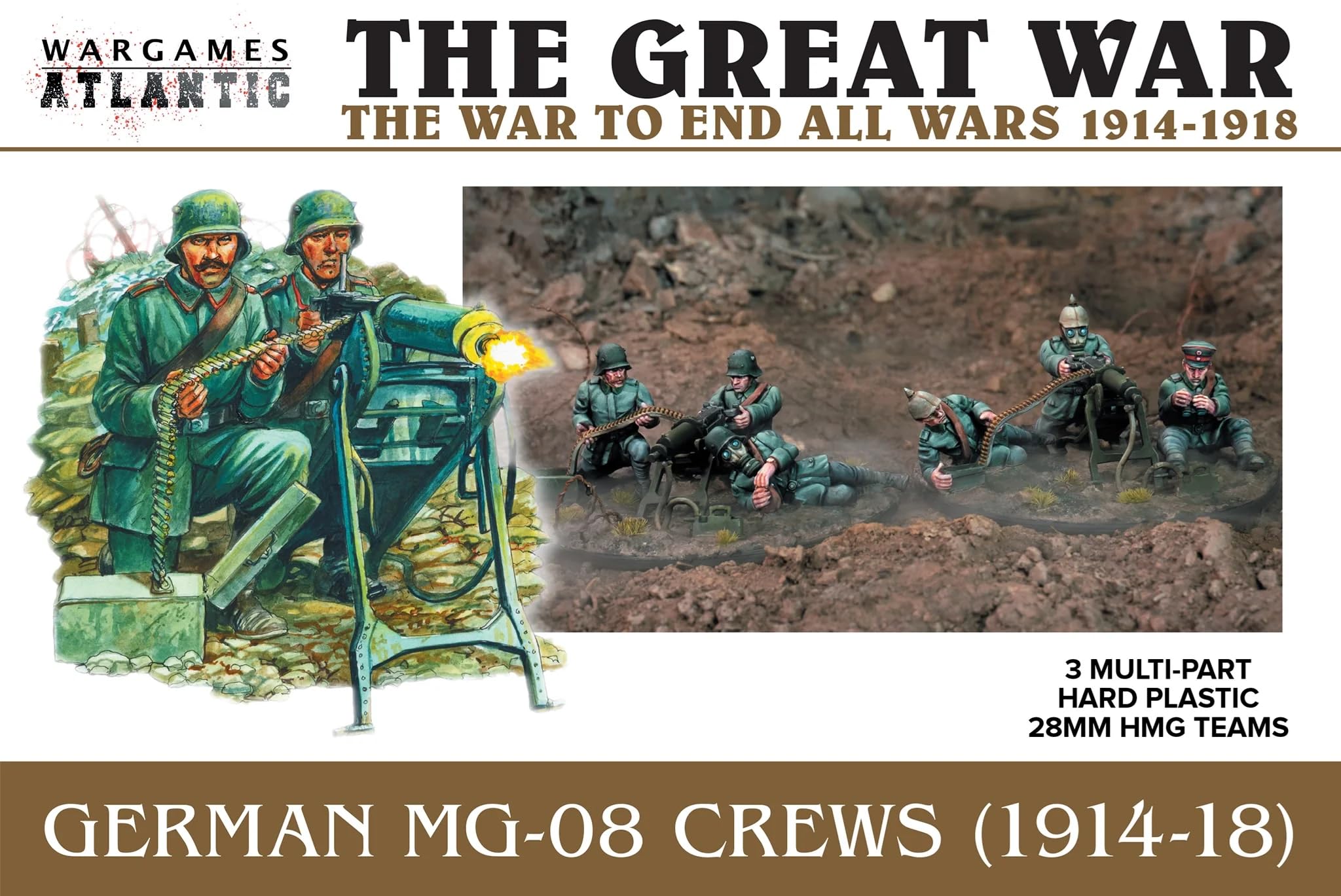 Wargames Atlantic The Great War: German MG-08 Crews (1914-18)