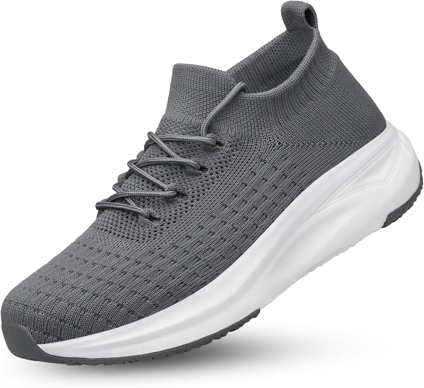 Mens Slip on Walking Shoes Comfort Sock Shoes Non Slip Mesh Casual Running Sneakers