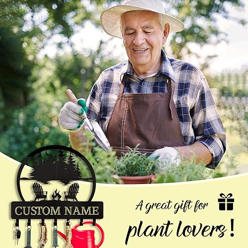 Miniatura 8 de Llavero personalizado con nombre, soporte para llaves montado en la pared para cocina, entrada, pasillo, oficina, puerta