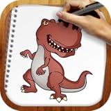 How to Draw Dinosaurs - Learn To Draw Dino Easy Step-by-Step Drawing