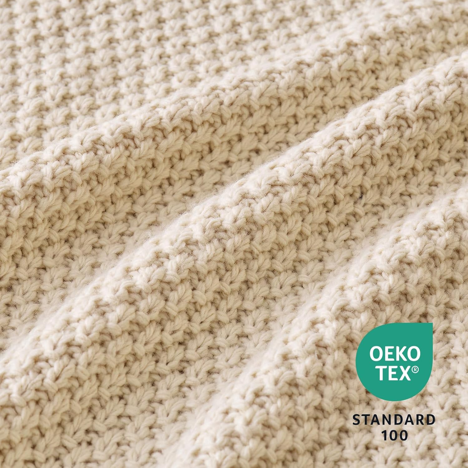 Dark Brown Throw Blanket, Chocolate Knit Throw Blanket for Couch, Soft Cozy Warm Lightweight Decorative Reversible Moss Stitch Knitted Blankets for Bed, 50x60 Inches, Chocolate Brown