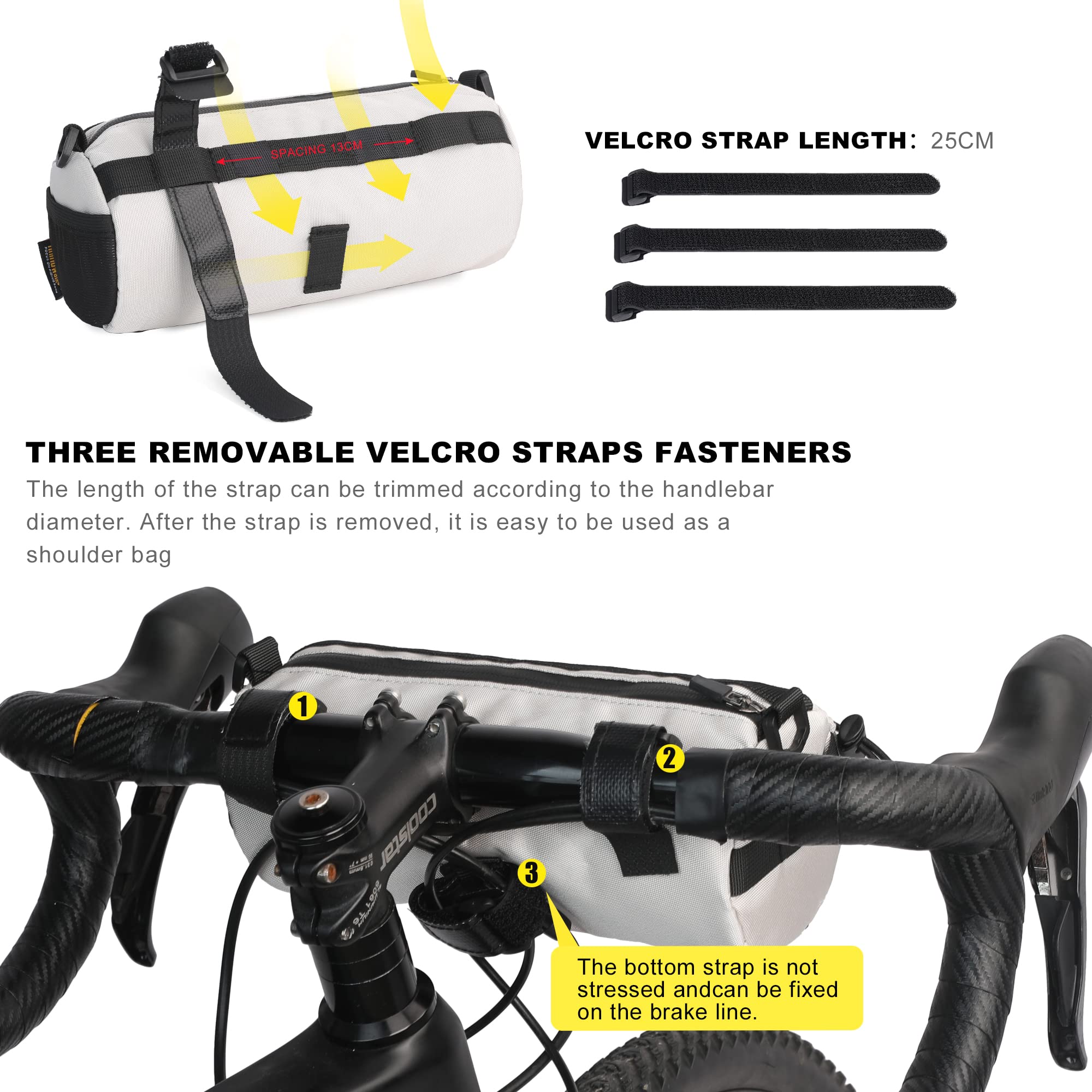 Borsa Termica Per Manubrio Bici Rhinowalk - Impermeabile, Con Tasca Touch Per Telefono, Ideale Per Ciclismo - Foto 2