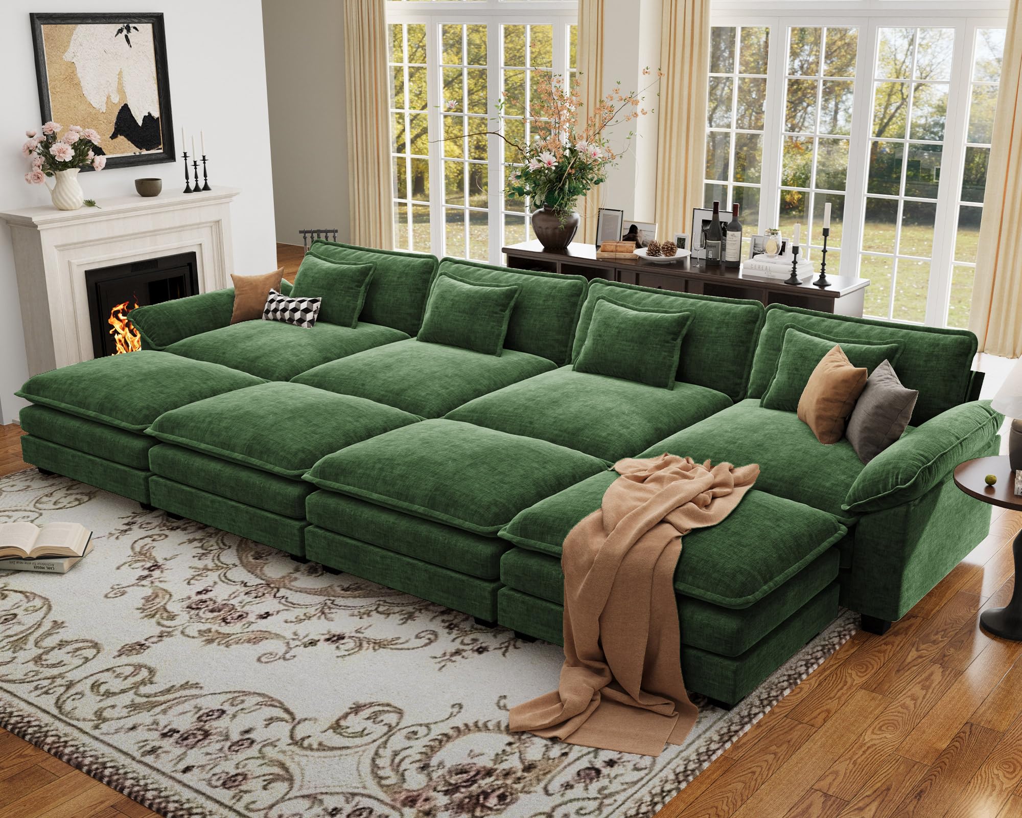 CDCASA 154 Oversized Modular Sectional Sofa Bed