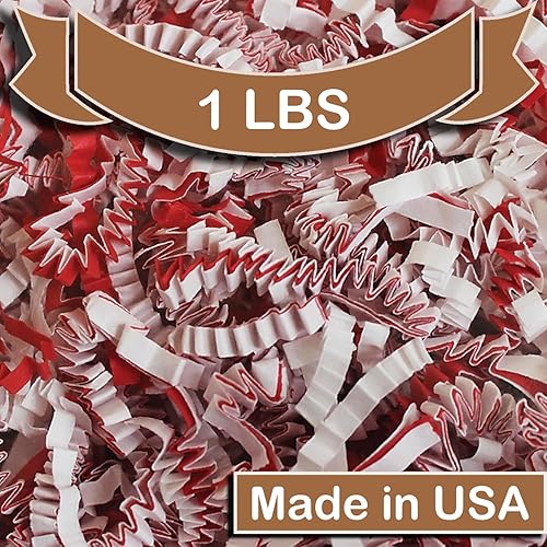 Miniatura 2 de CrinklePak Papel triturado fabricado en Estados Unidos para paquetes de envío, relleno de cesta, envoltura de regalo y todas las ocasiones, bastón