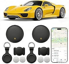 2 Pack GPS Tracker Car Tracker, Hidden Magnetic Car Tracker Work with iOS and Android Full Global Coverage Location GPS Tracker for Kids,No Subscription Required/No Monthly Fee/No SIM Card Required