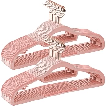 Songmics Clothes Hangers Set of 30 Non-Slip Space Saving 42 cm Long