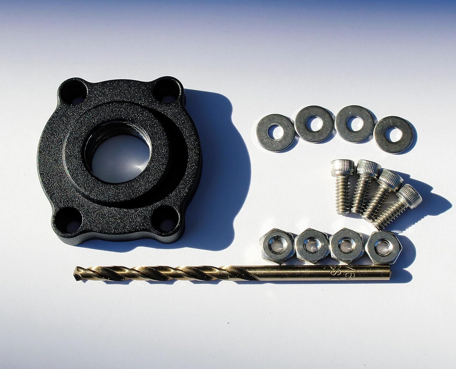 Mic Stand Pedal Mounter Holder Billet 6061 Aluminum Mount Guitar Pedals / Keyboards / Cameras Mic Flange