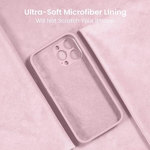 Miniatura 115 de FireNova Funda para iPhone 14 Pro, funda de silicona mejorada [protección de cámara] con [2 protectores de pantalla], forro interior de microfibra