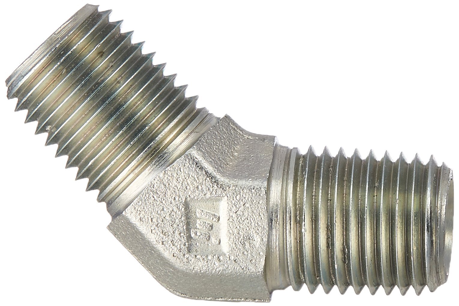 Brennan Industries 5501-04-04-FG Forged Steel 45 Degree Elbow Tube Fitting, 1/4