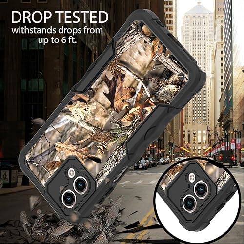 Miniatura 7 de CoverON Funda resistente diseñada para Motorola Moto G Stylus 5G 2023, resistente grado militar A de plástico duro híbrido de goma TPU con agarre de