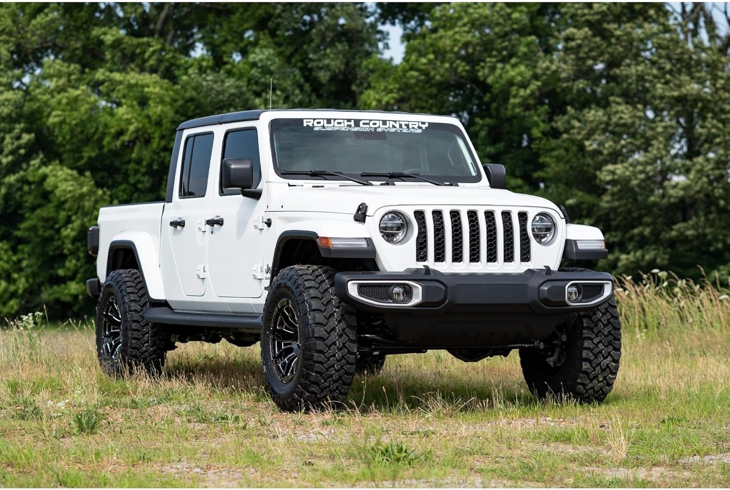 Rough Country 2.5 Inch Leveling Kit for Jeep Gladiator JT (2024-2025) - No Shocks, Fits Up to 35" Tires, Easy Bolt-on Install