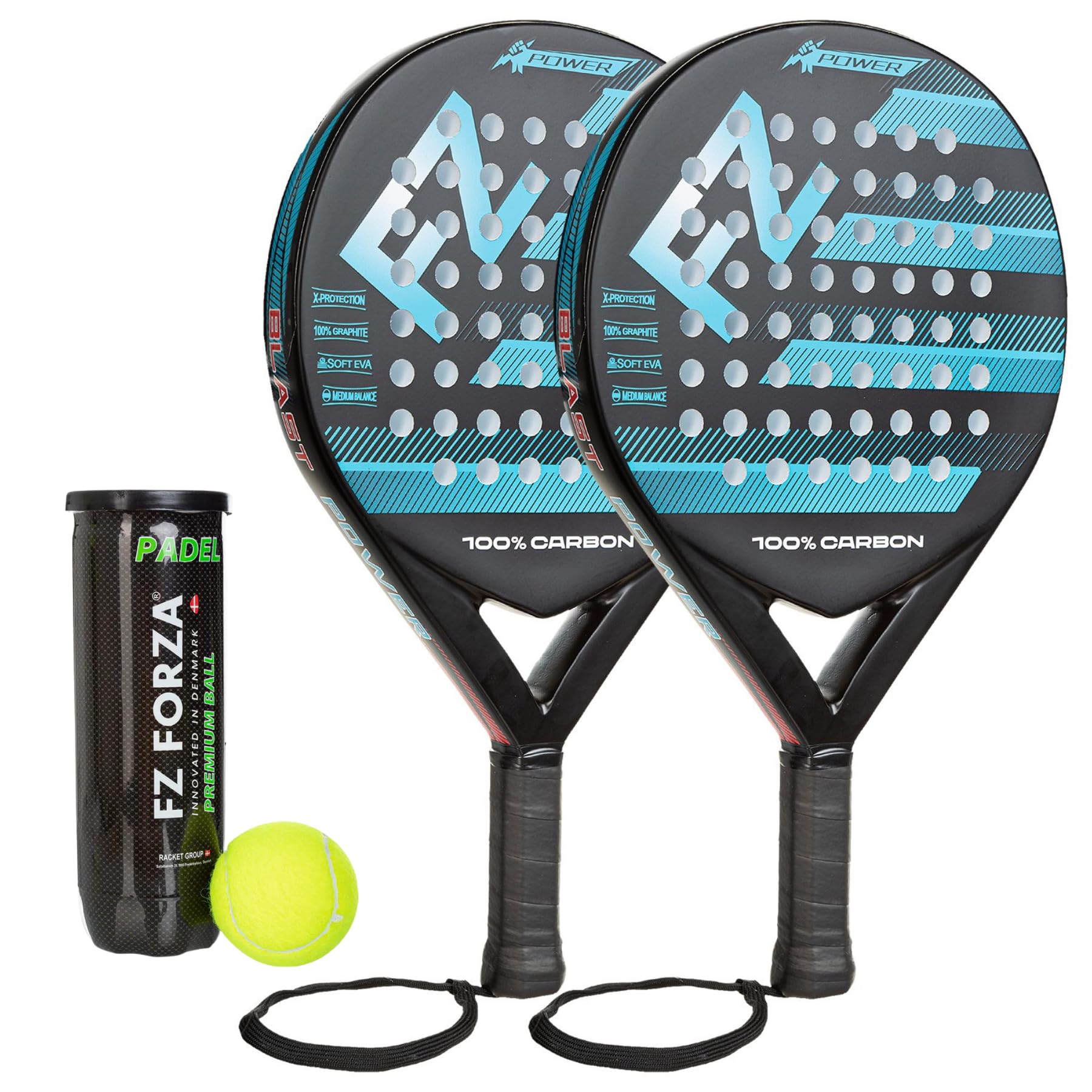 Edelid Ball Druckhalter - Für Padel & Tennis Bälle | Druckregler 14 PSI | 3 Bälle Kapazität