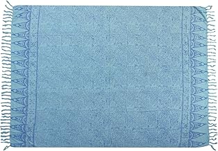 Approx. 100 Models Available Beach Towel Sarong Pareo Wrap around Loop Stole Blue SAR41