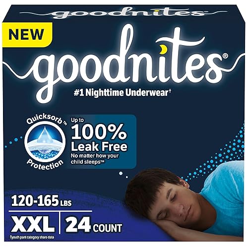 Goodnites Boys'  XXL (24 Count)