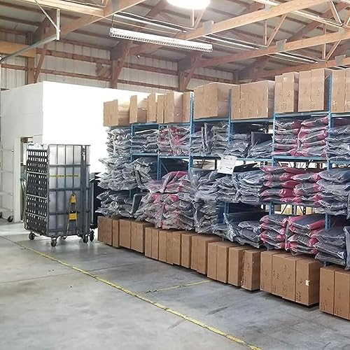 Vista 86 de Huskey - 2 fundas de asiento delantero para carrito de golf EZGO Medalist/TXT 94-13, costuras de diamante negro y azul de dos tonos con ribete azul