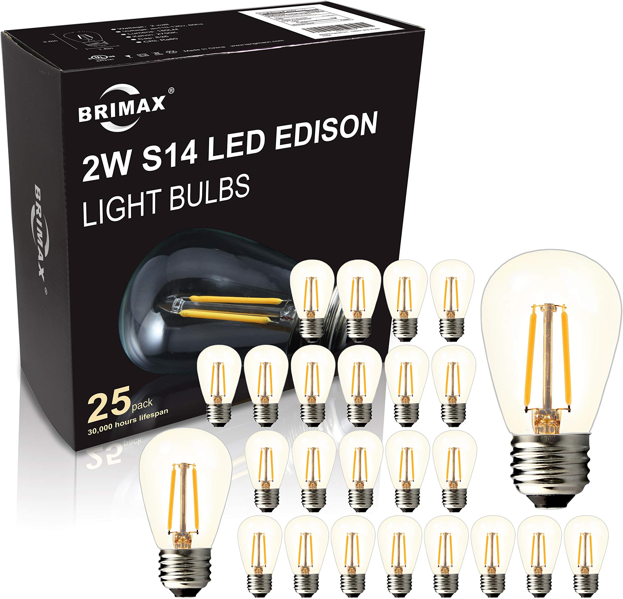 S14 string light bulbs