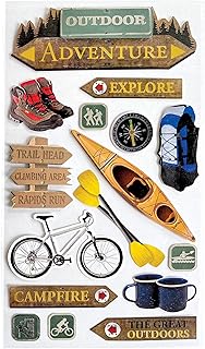 Paper House Productions Die-Cut Dimensional & Foil Accent Scrapbook Stic...