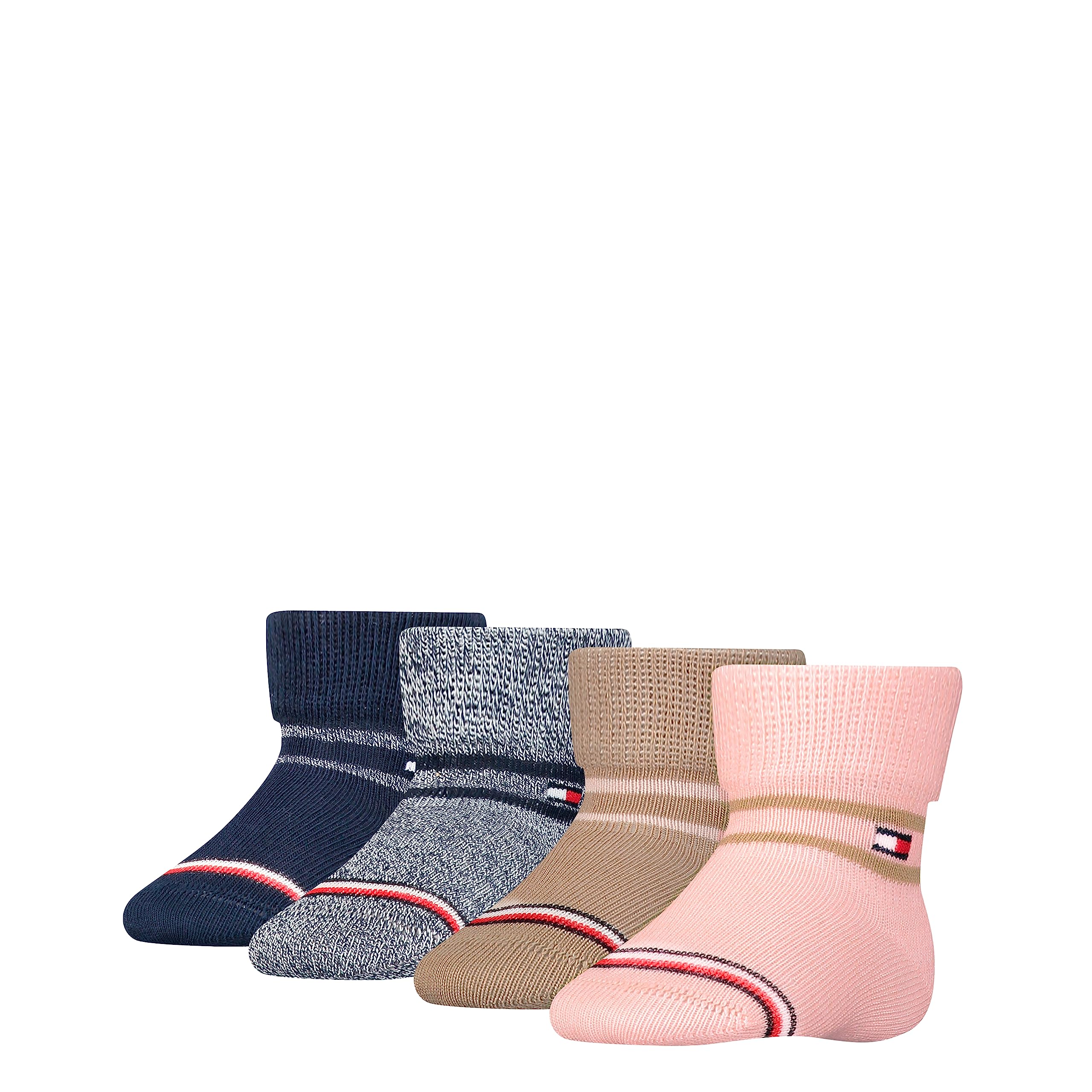 Tommy Hilfiger CLSSC Sock (Pack de 4) Unisex bebé