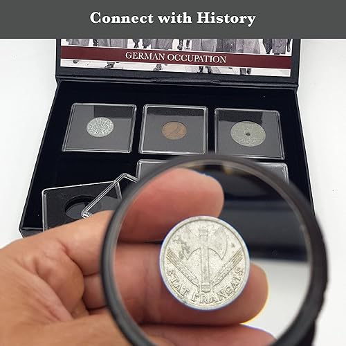 Miniatura 13 de Moneda Mundial de la Segunda Guerra Mundial - 6 monedas utilizadas durante la Segunda Guerra Mundial por Allies & Axis (1939-1945). Memorabilia