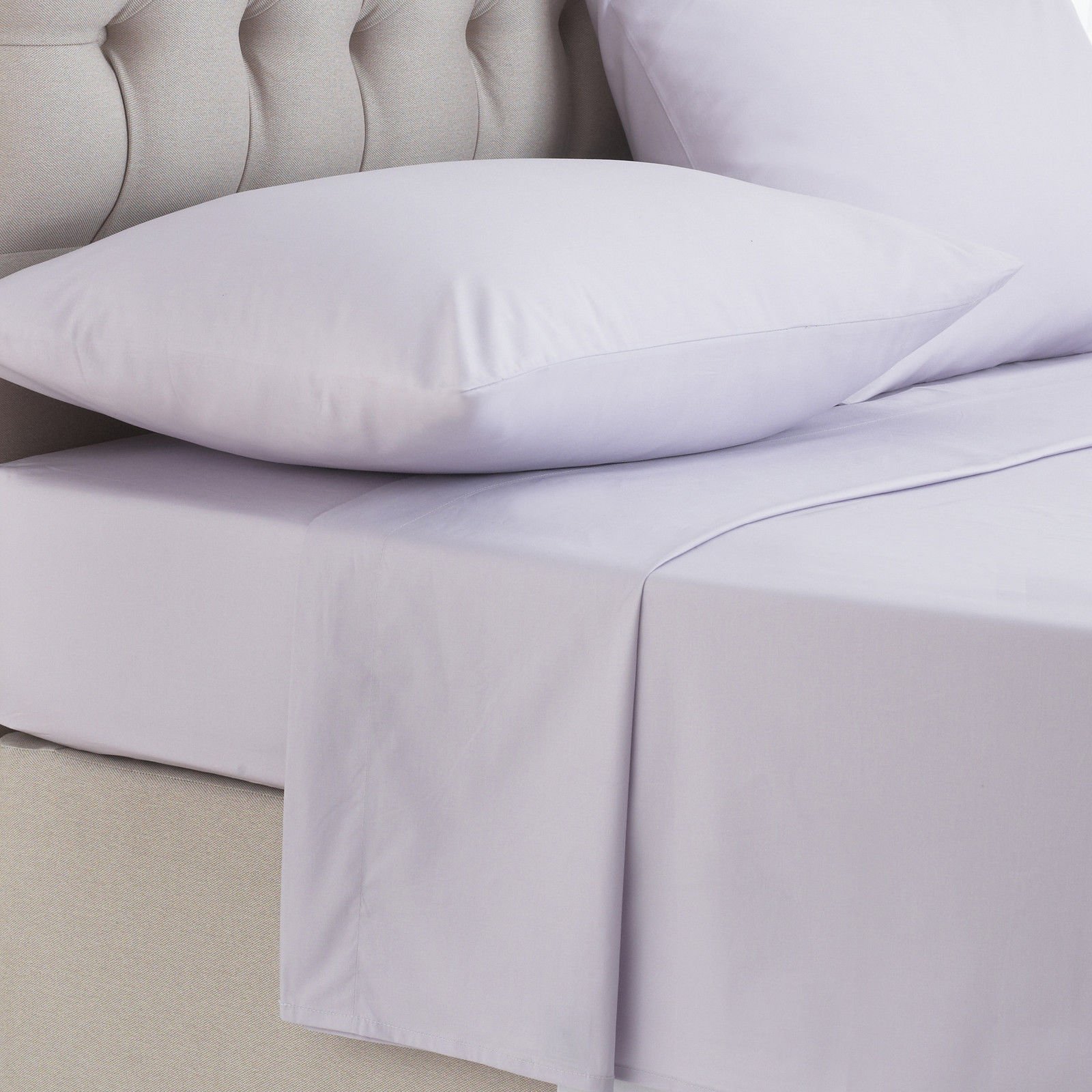 Great Knot Aqua 100% Poly Cotton Housewife Pillowcases, Lilac