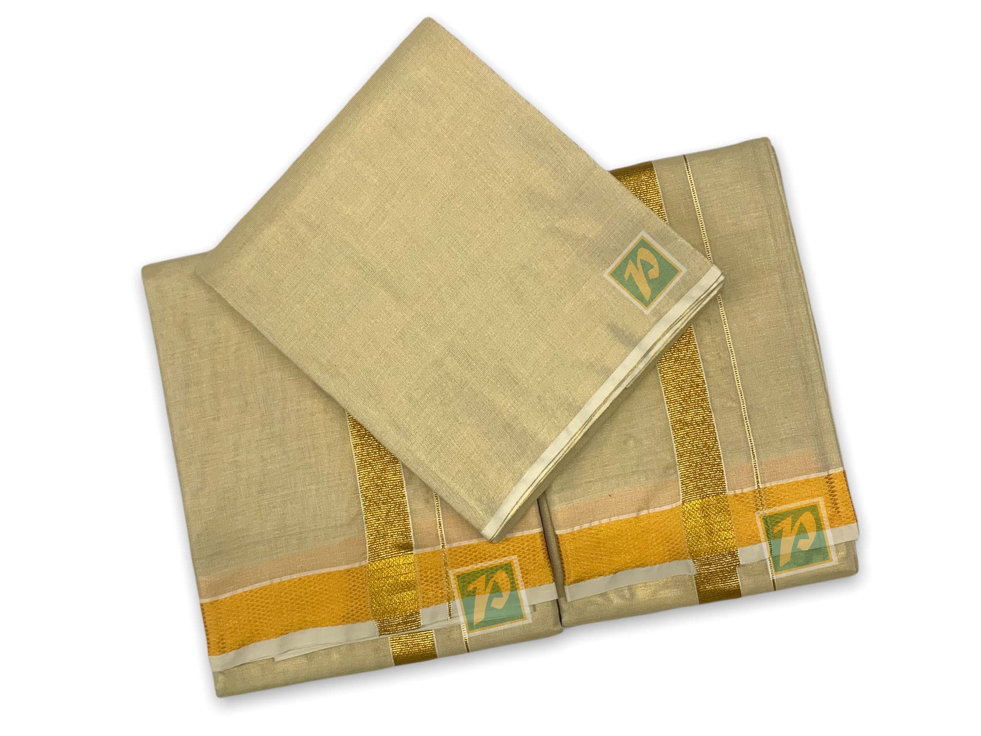prakasam cotton Tissue Jari Wedding Set (Dhoti, Towel & Unstitched Shirting fabric Set 3 in 1)- Dhoti 1.28X3.60mtrs,Towel 1.28x1.80mtrs & 44 inches x 2.00 mtrs Shirting fabric set-picture-27