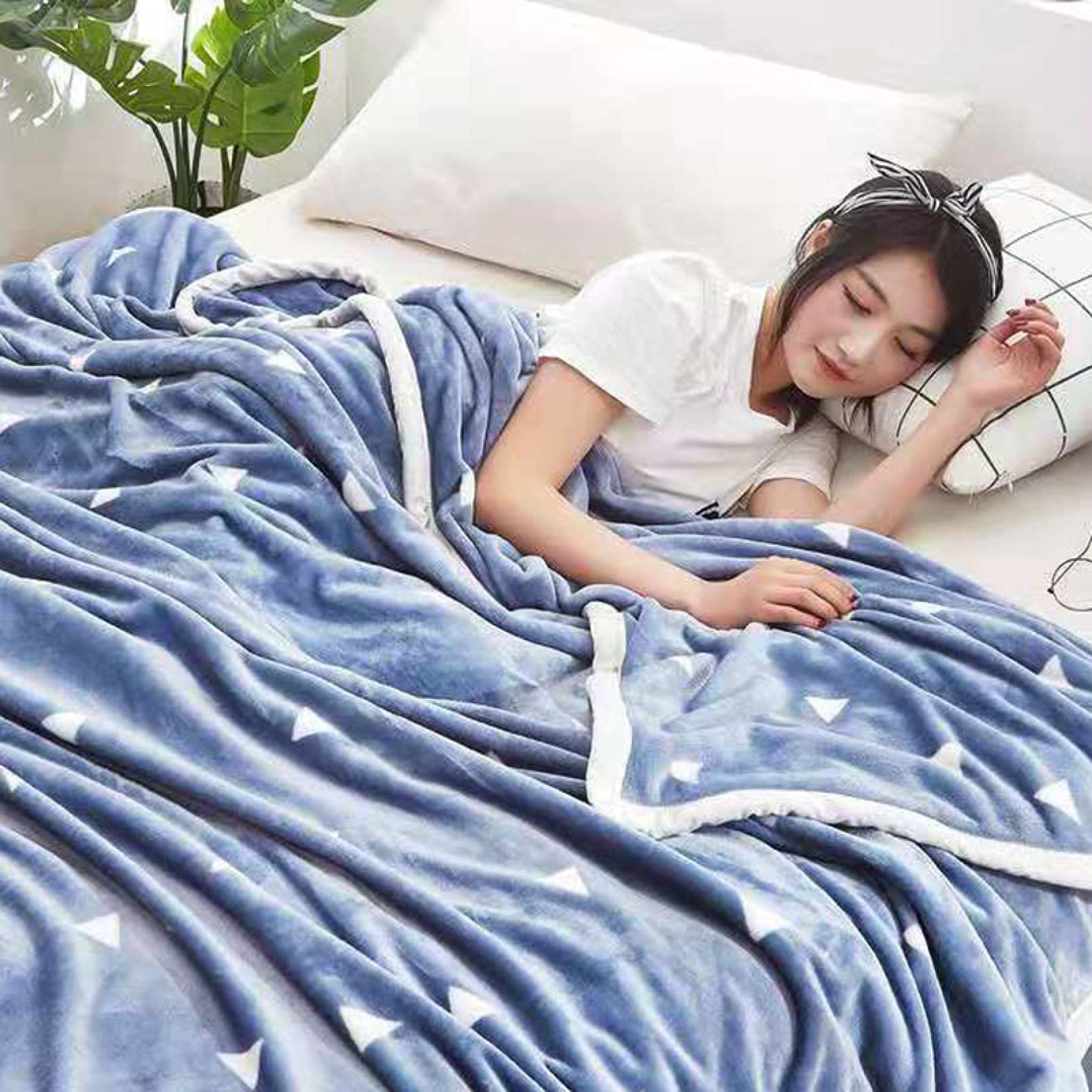 Amazon｜SCTX 毛布 ブランケット かわいい 可愛い 北欧 シングル